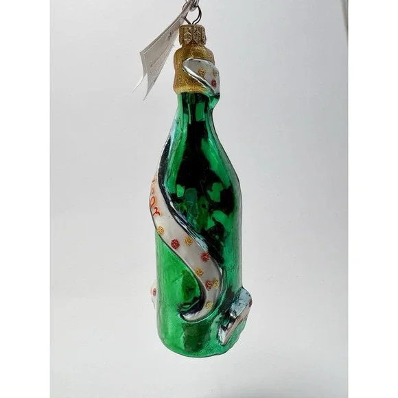 Christopher Radko Cheers Happy New Year 1999 Glass Christmas Ornament 99-285-0 - Picture 4 of 9